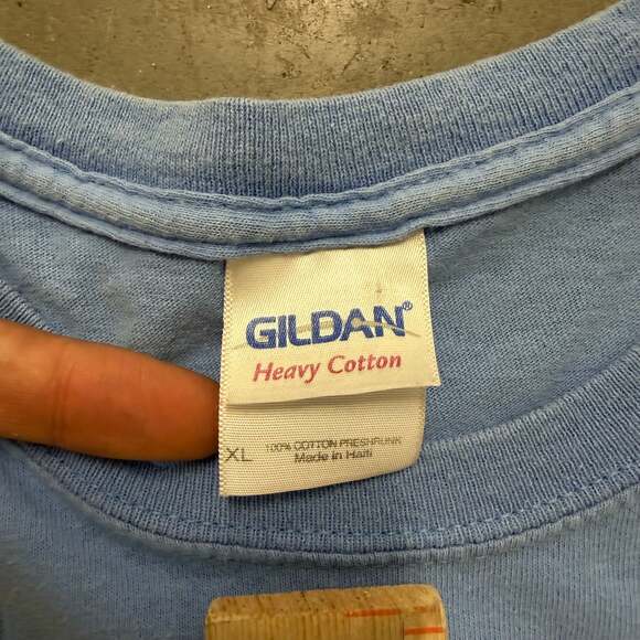 Carolina Arch Logo Graphic T Shirt Light Blue - Picture 3 of 3